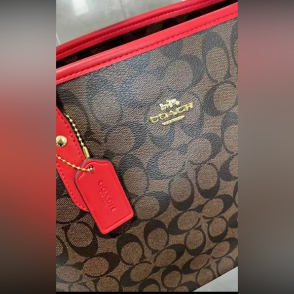 Authentic Fully Reversible Coach Tote - Picture 3 of 10